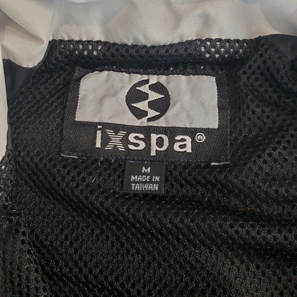 IXSPA Jacket Womens Medium Black Full Zip Windbreaker Lightweight Long Sleeve - Picture 5 of 10